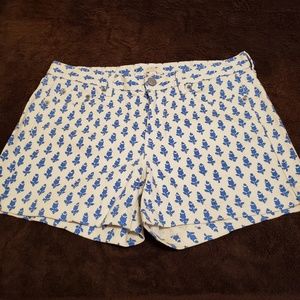 J.Crew strech printed shorts size 6